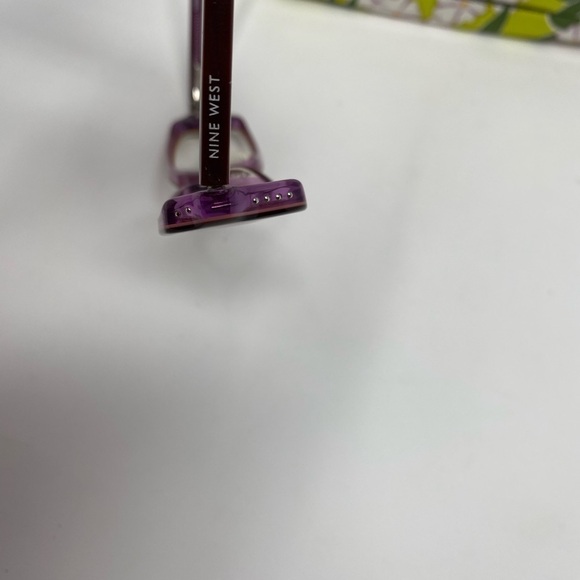 Women’s Purple Nine West Eyeglasses - Picture 7 of 12